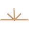 Ekena Millwork Kennewick Timber Gable Bracket, Western Red Cedar, 84"W x 53"H x 1 1/2"D x 3 1/2"F, 15/12 Pitch GBW084X53X0204KEN00SWR - alternate 4